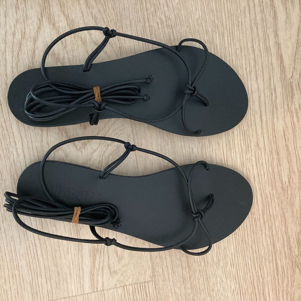 Ancientoo Ankle Wrap Sandal